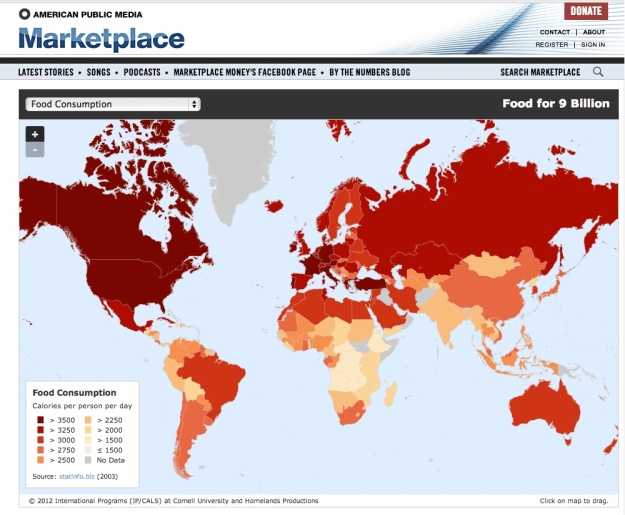 APM global food map